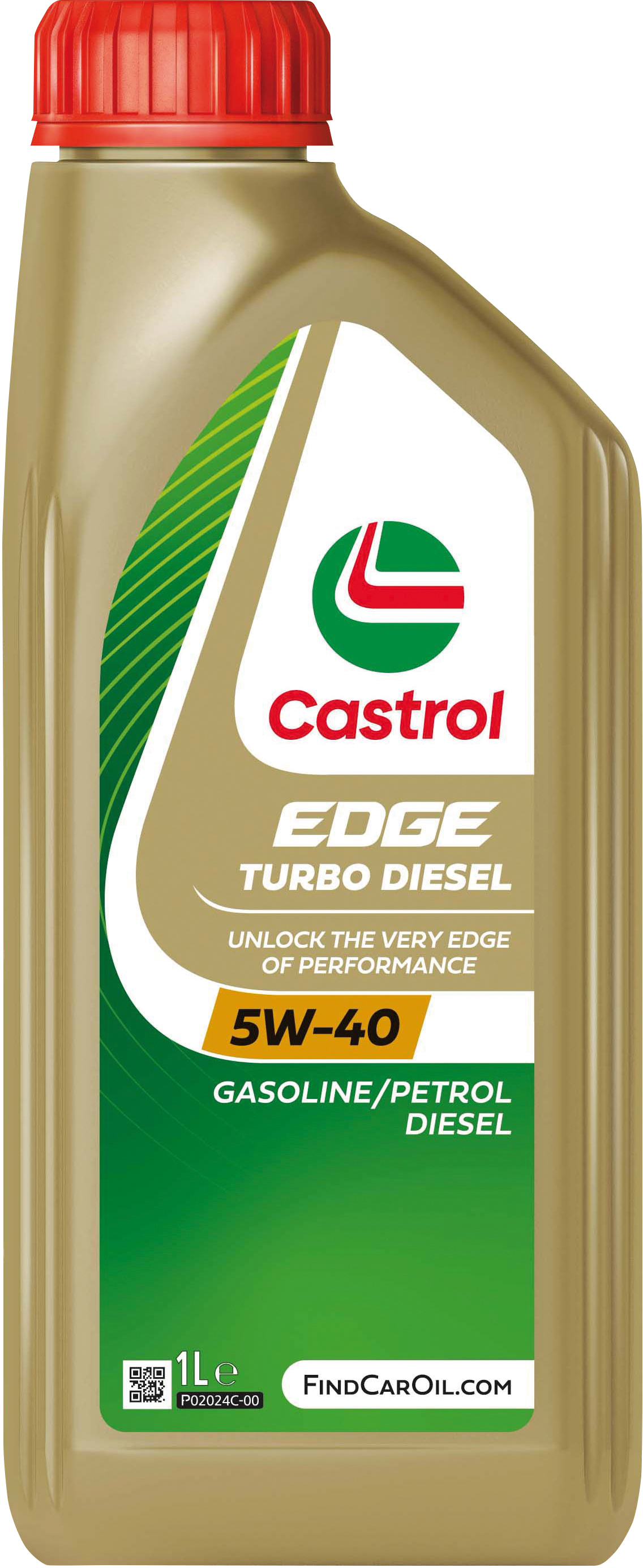 Castrol Edge Titanium Turbo Diesel 5W-40 Motorolja 1 l