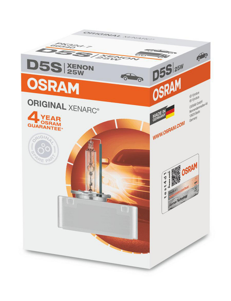 Osram Xenarc Original - Xenonlampa D5S 25W 12 V 1-pack