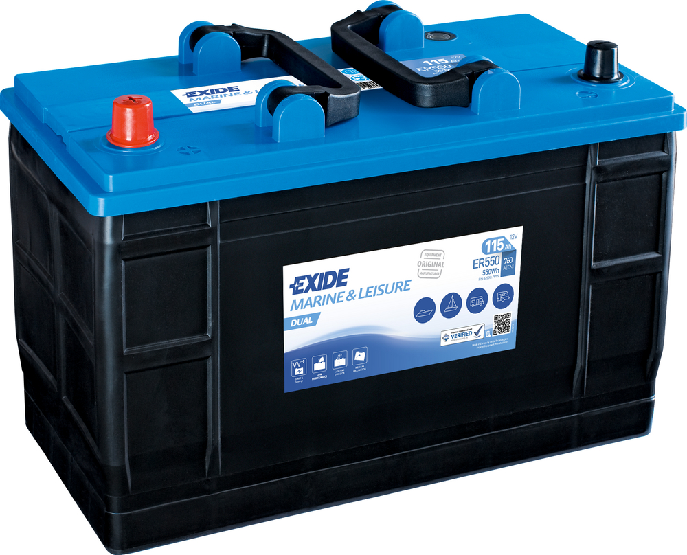 Exide Dual ER550 115 Ah
