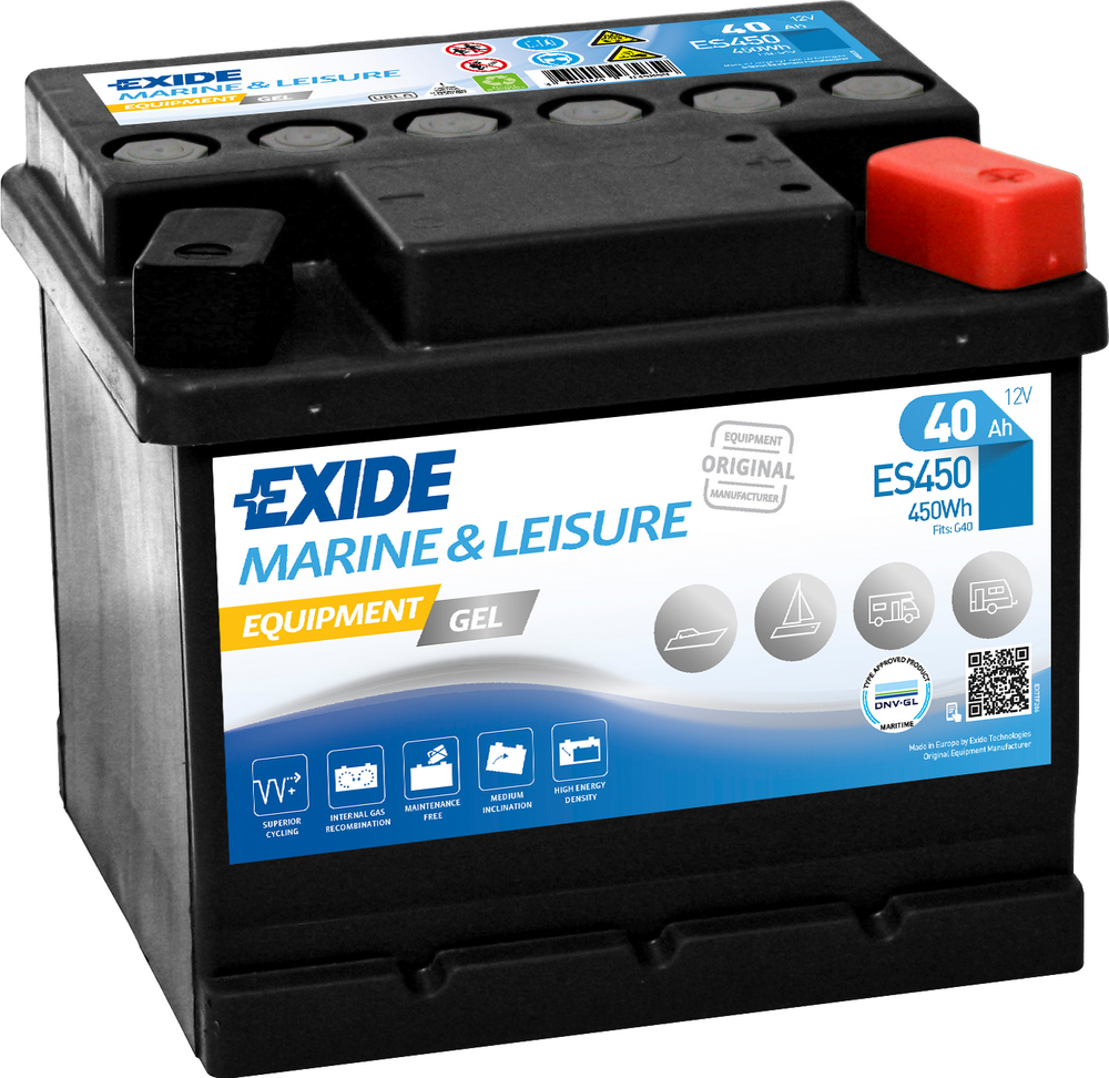 Exide Equipment GEL ES450 40 Ah