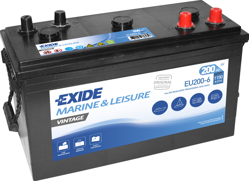 Exide Vintage EU200-6 200 Ah
