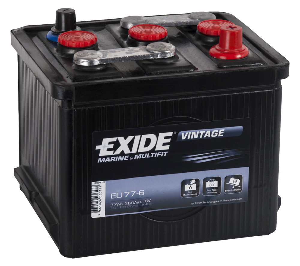 Exide Vintage (TU77-6) EU776X 77 Ah