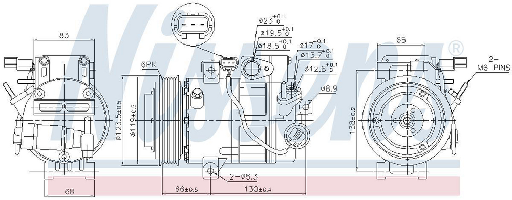 Alternativ bild 0 för Kompressor Nissens