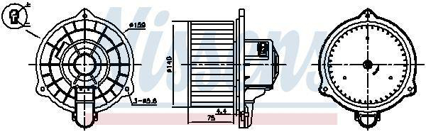 Alternativ bild 0 för Kupéfläktsmotor