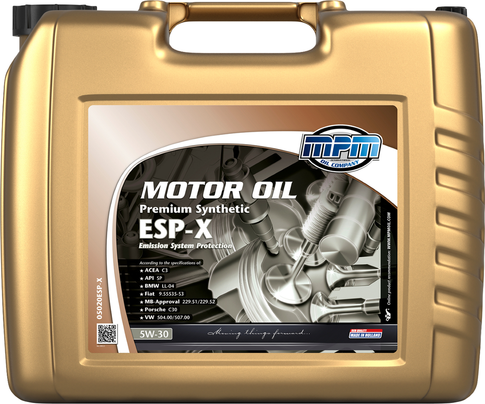 MPM Premium Synthetic ESP-X 5W-30 Motorolja Dunk 20 l