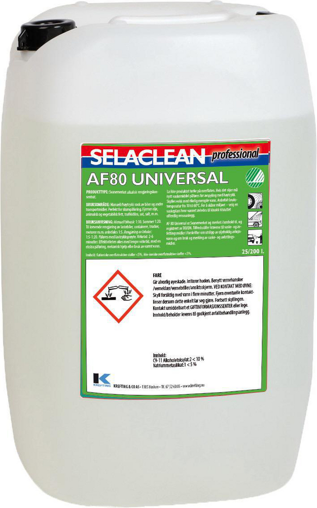 Selaclean AF80 Universal - Universalrengöring 25000 ml
