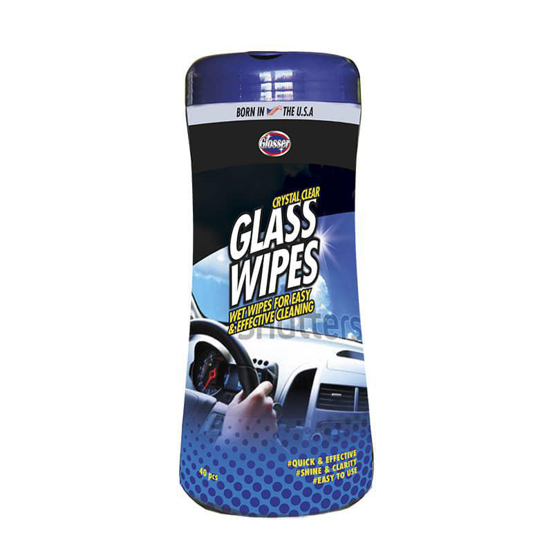 Glosser Clear Glass - Wipes 40 st