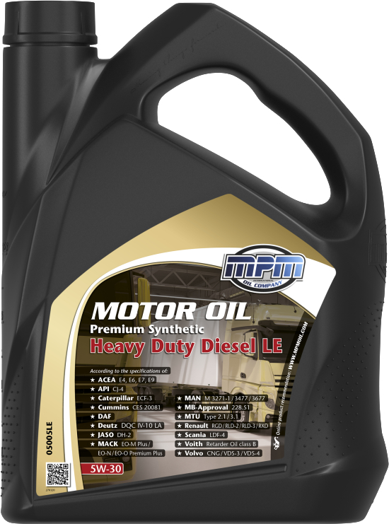 MPM Premium Synthetic Heavy Duty Diesel LE 5W-30 Motorolja Dunk 5 l