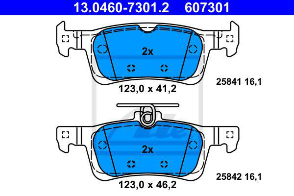 Alternativ bild 0 för Bromsbelägg