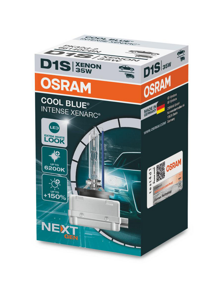 Osram Xenarc Cool Blue Intense (Next Gen) - Xenonlampa D1S 35W 85 V 1-pack