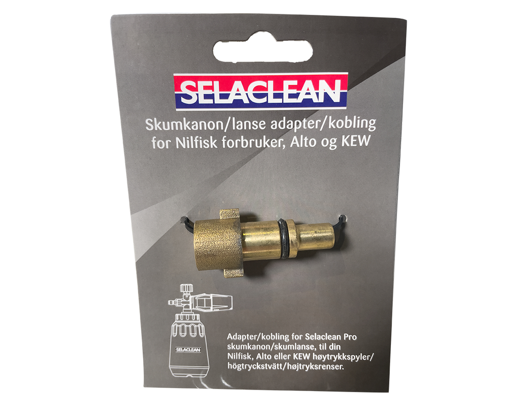 Selaclean Foam Lance-adaptrer - Passande Nilfisk forbruker/KEW/Altor