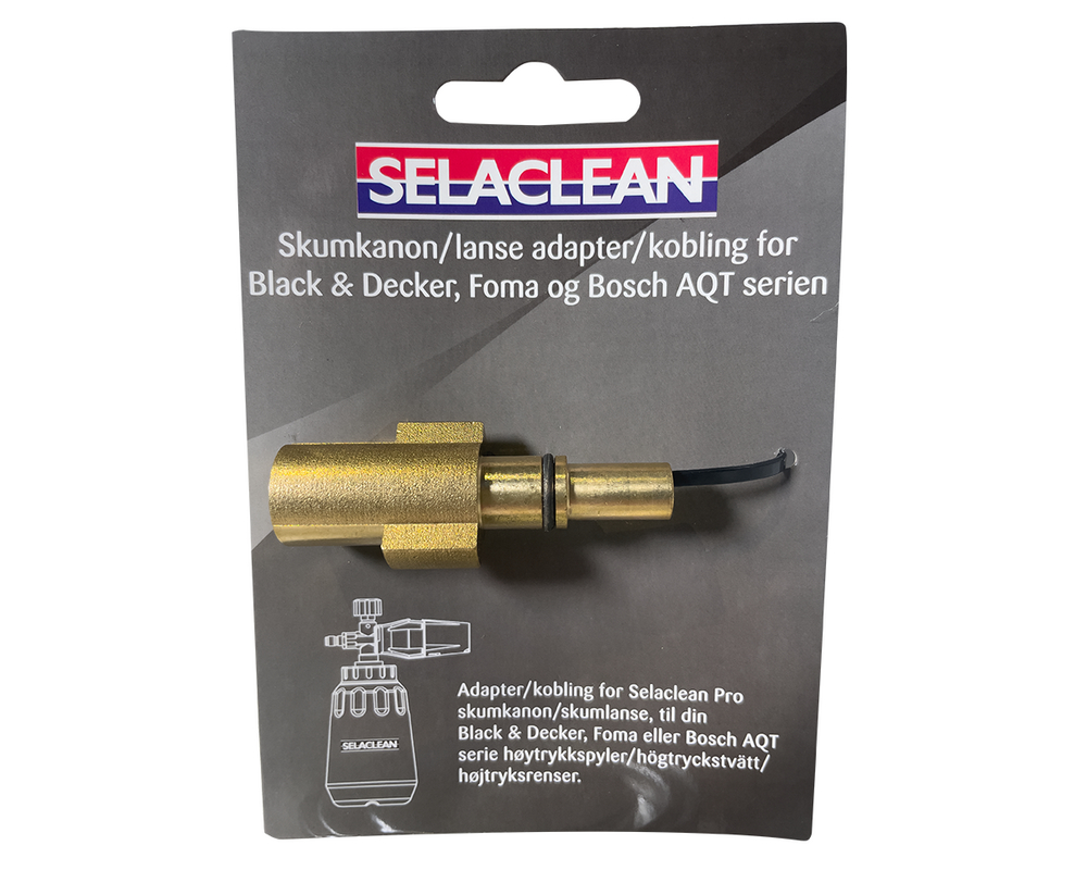 Selaclean Foam Lance-adaptrer - Passande Black & Decker, Foma och Bosc
