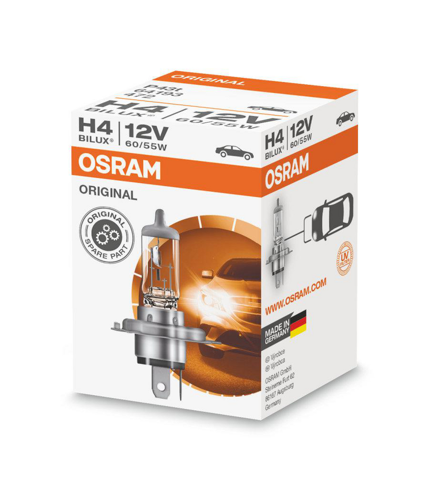 Osram Original - Glödlampa H4 60/55W 12 V 1-pack