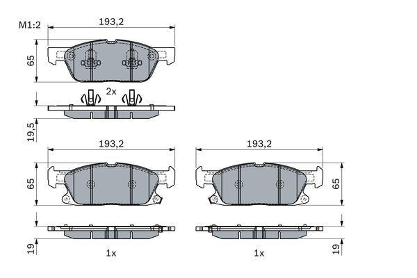 Alternativ bild 0 för Bromsbelägg