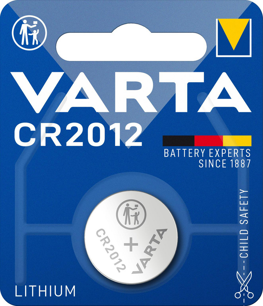 Litium CR2012 Knappcellsbatteri