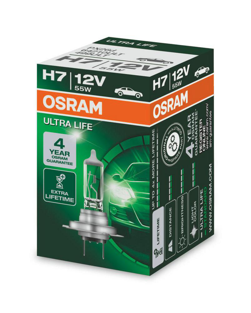 Osram Ultra Life - Glödlampa H7 55W 12 V 1-pack