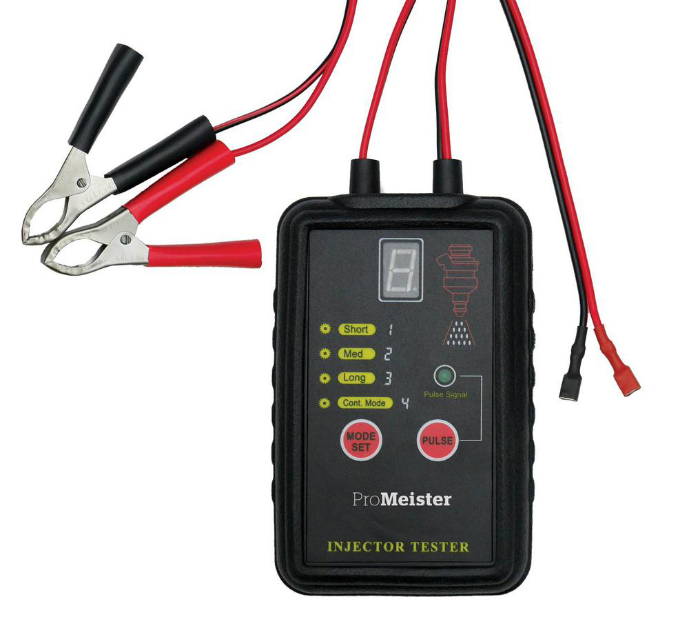 Injektor/Spridartest 12 V Inkl. Kabel & Klämmor ProMeister