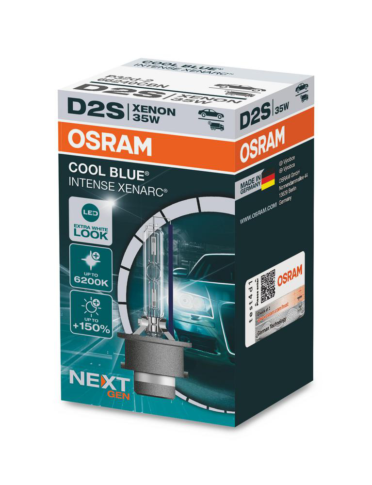 Osram Xenarc Cool Blue Intense (Next Gen) - Xenonlampa D2S 35W 85 V 1-