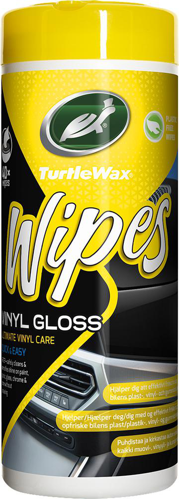 Turtle Wax Vinyl Gloss - Wipes 40 st