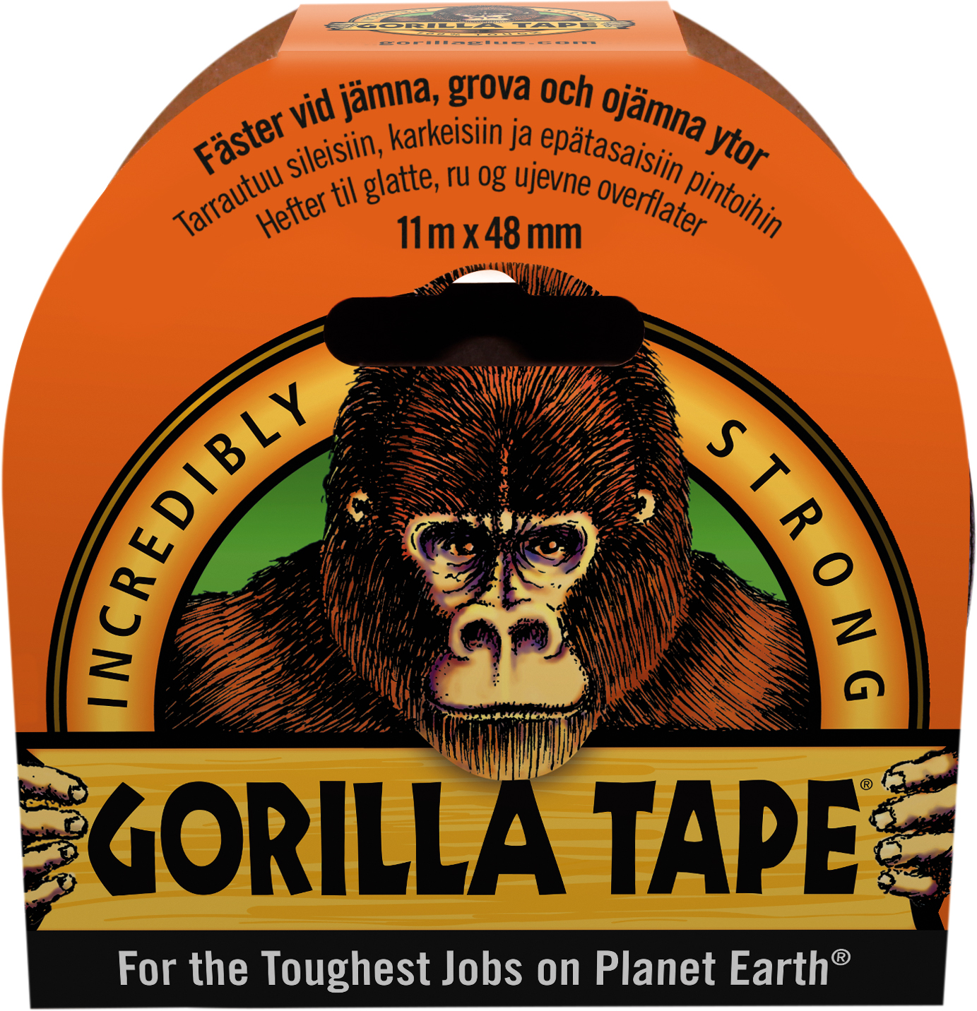 Gorilla Tape svart 11mx48mm