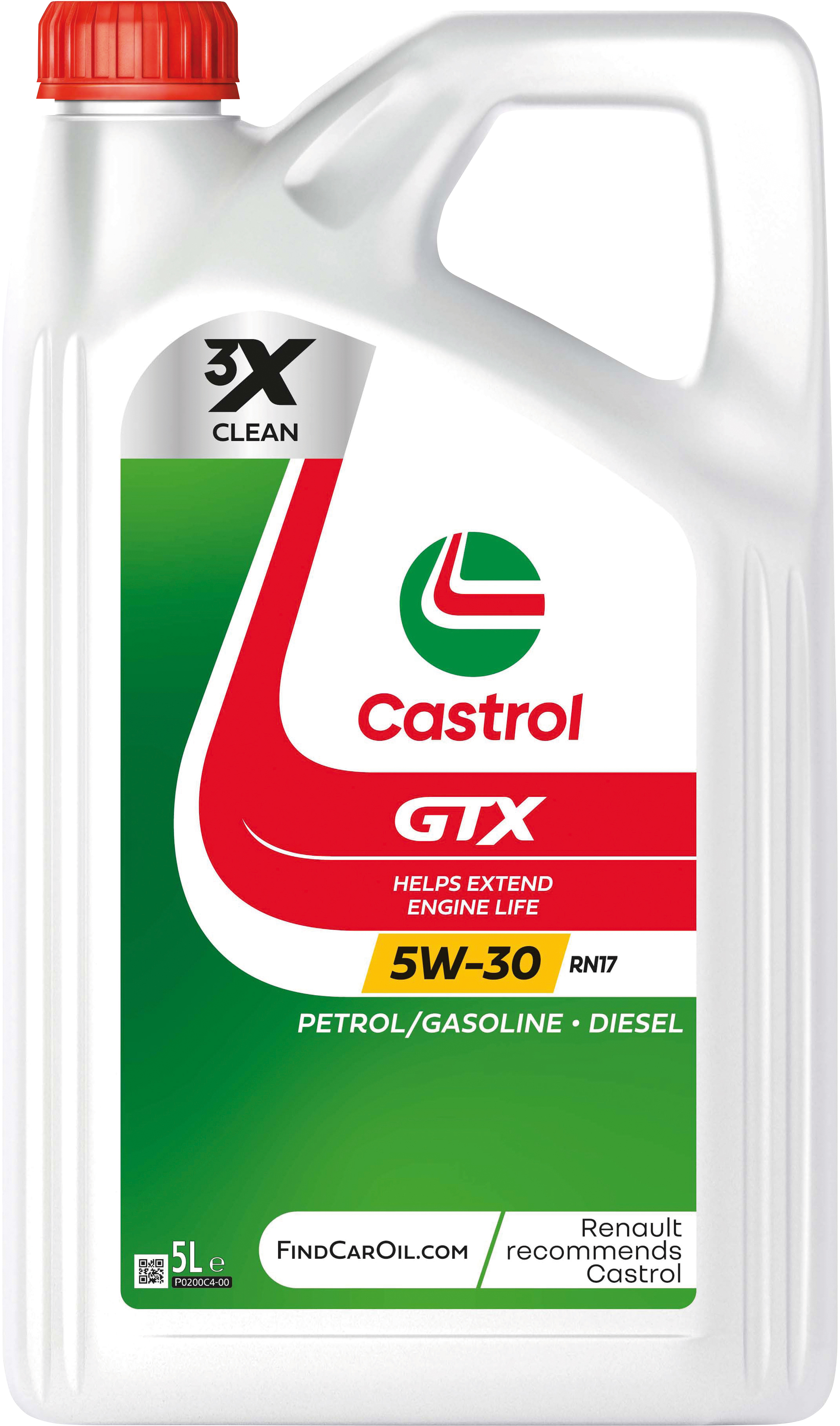 Castrol GTX RN17 5W-30 Motorolja Dunk 5 l