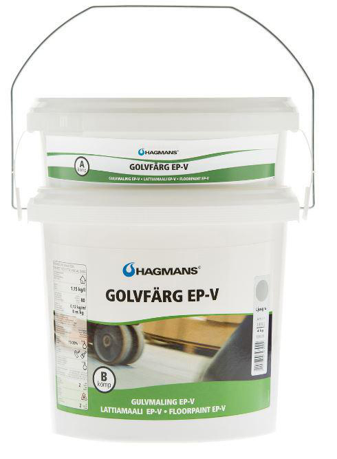 Hagmans EP-V 5003 - Golvfärg Ljusgrå 4 kg
