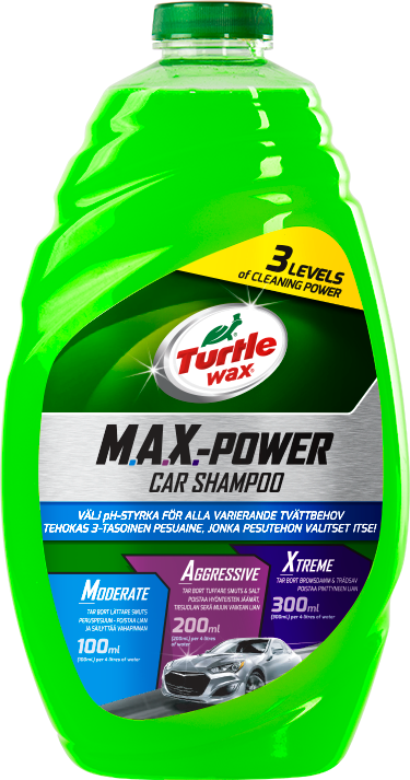 Turtle Wax Max-power car shampoo - Bilschampo 1.42 l
