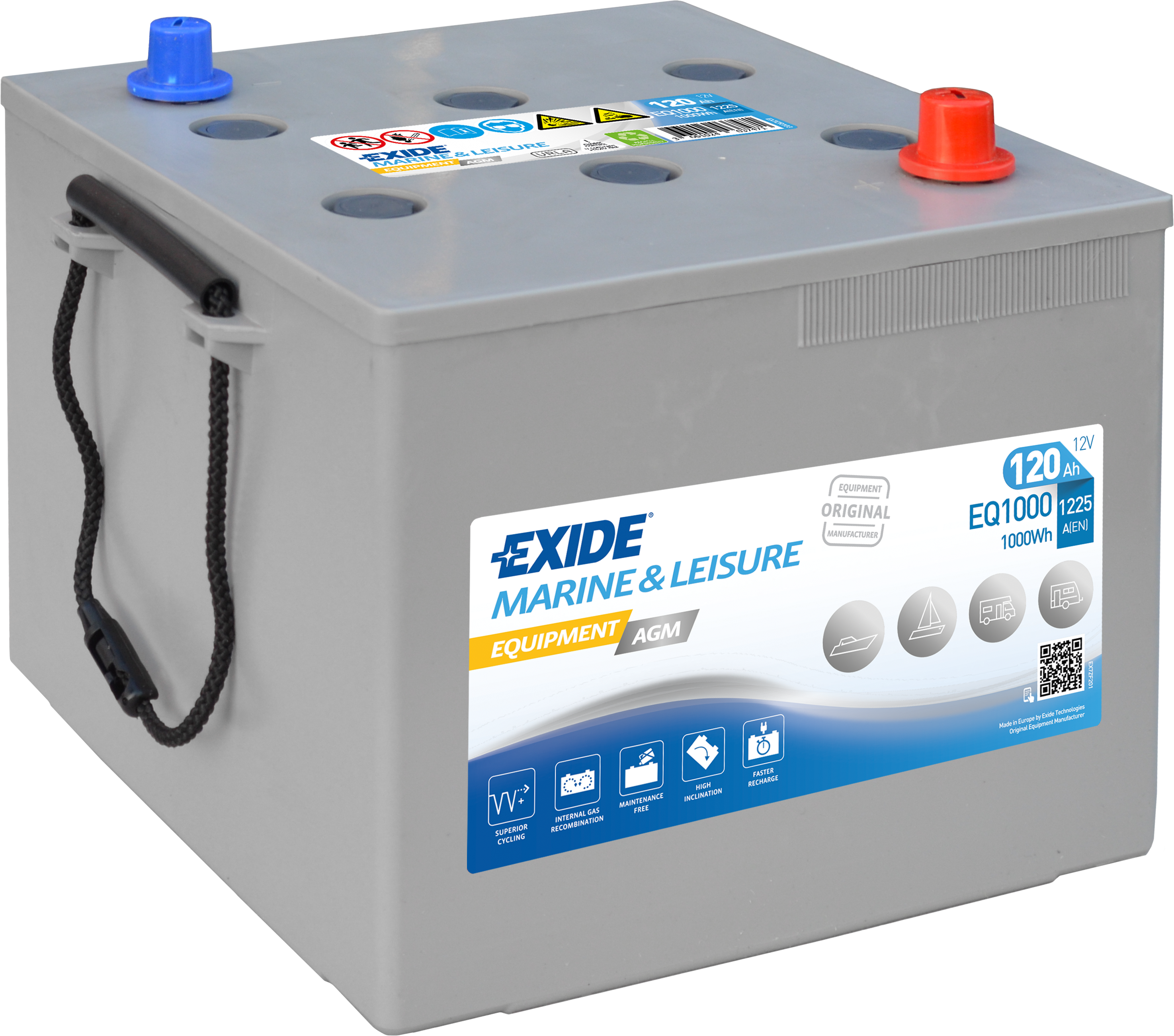 Exide Equipment AGM EQ1000X 120 Ah