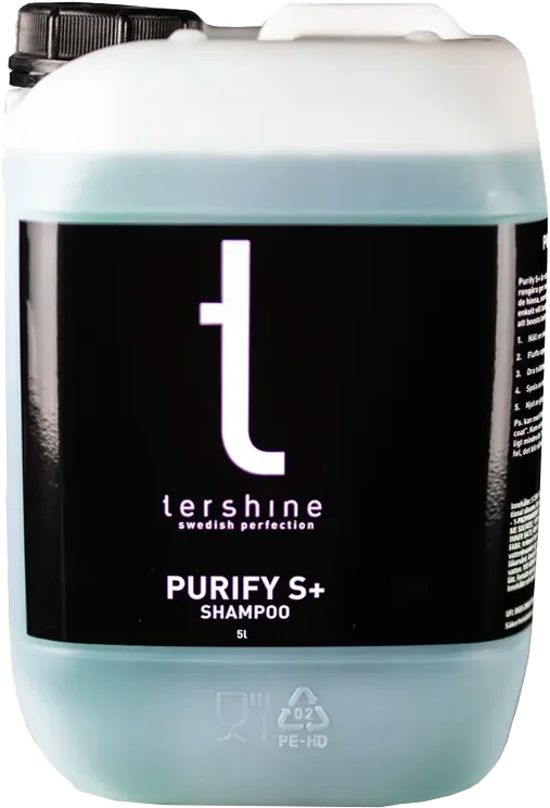 tershine Purify S+ - Bilschampo Dunk 5 l