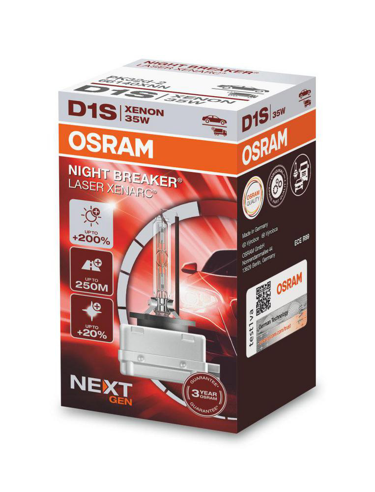 Osram Xenarc Night Breaker Laser - Xenonlampa D1S 35W 85 V 1-pack
