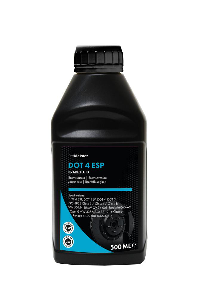 ProMeister Bromsvätska DOT 4 ESP - 0.5 l