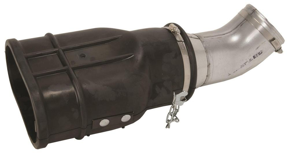 Avgasmunstycke 125-160 fjäderklämma