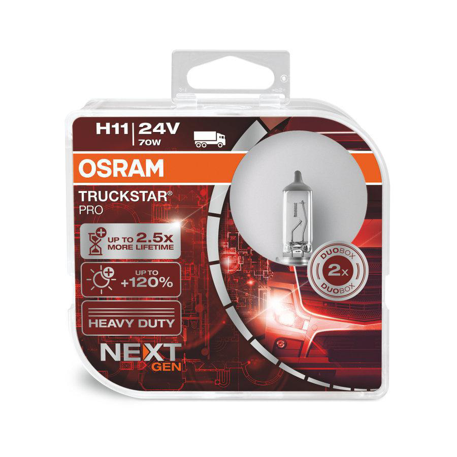 Osram Truckstar Pro - Glödlampa H11 70W 24 V 2 -pack