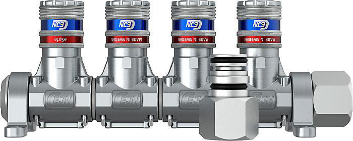 Tryckluftskoppling G 1/2" INV. Serie 320 eSafe Multi-Link Cejn
