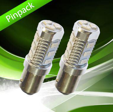 Ledson Röd - LED-lampa Bax 12 V 2-pack