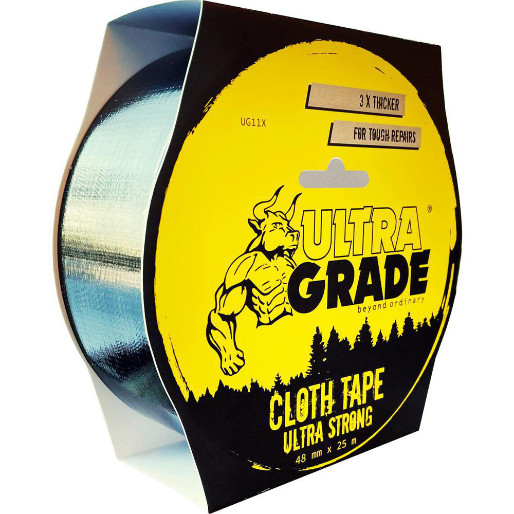 Ultra Grade Vävtejp 48mm Svart 25m Stokvis
