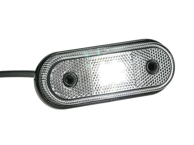 LED Positionsljus Valeryd, vit, reflex 120x46x18 Valeryd