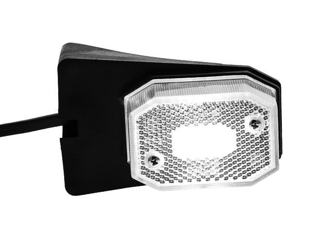 LED Positionsljus Valeryd, vit med fäste 64x42x28 Valeryd