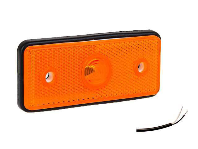 LED Sidomarkeringsljus Valeryd Gul med reflex