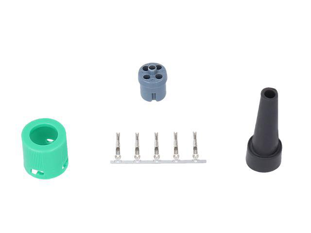 Bajonettkontakt Ajba/Jokon 5-pol höger/grön, invändig låsning Valeryd