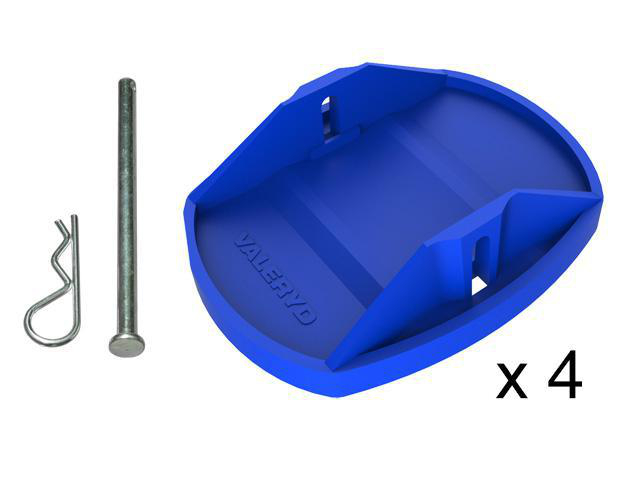 Stödbensfot till husvagn (4-pack)