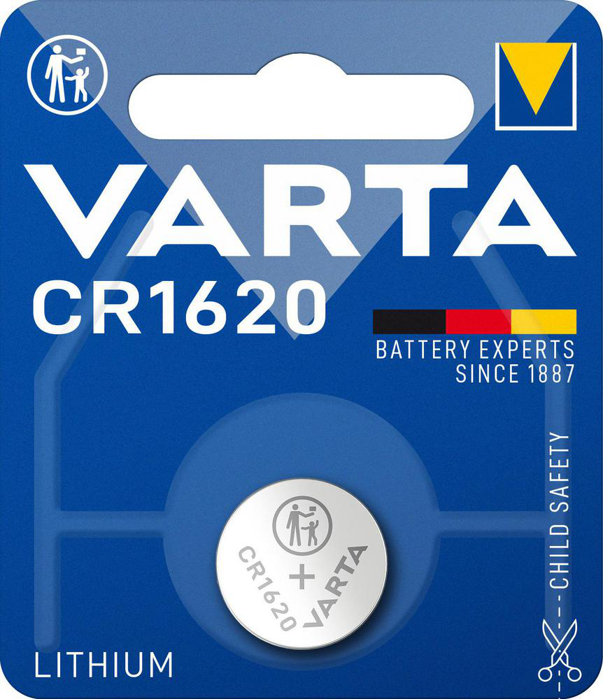 Knappcellsbatteri CR1620 Varta
