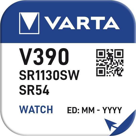 Silver mynt V390/SR54 knappcellsbatteri