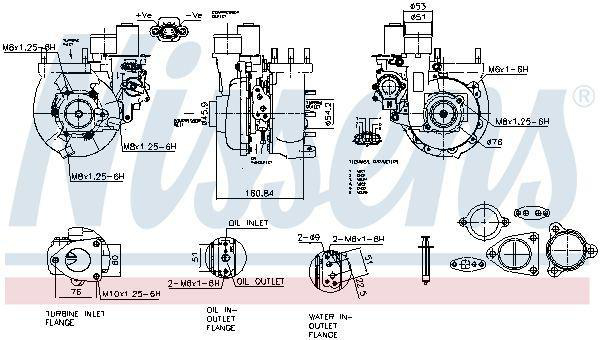 Alternativ bild 0 för Turboaggregat Nissens