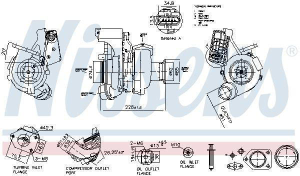 Alternativ bild 0 för Turboaggregat Nissens