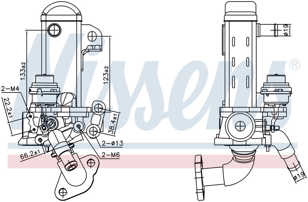 Alternativ bild 0 för EGR-ventil Nissens