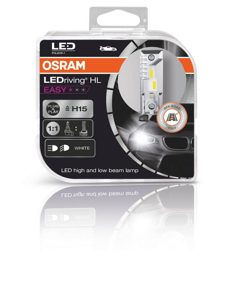 Lampa,LEDriving H15 HL EASY LED , 2-pack Osram