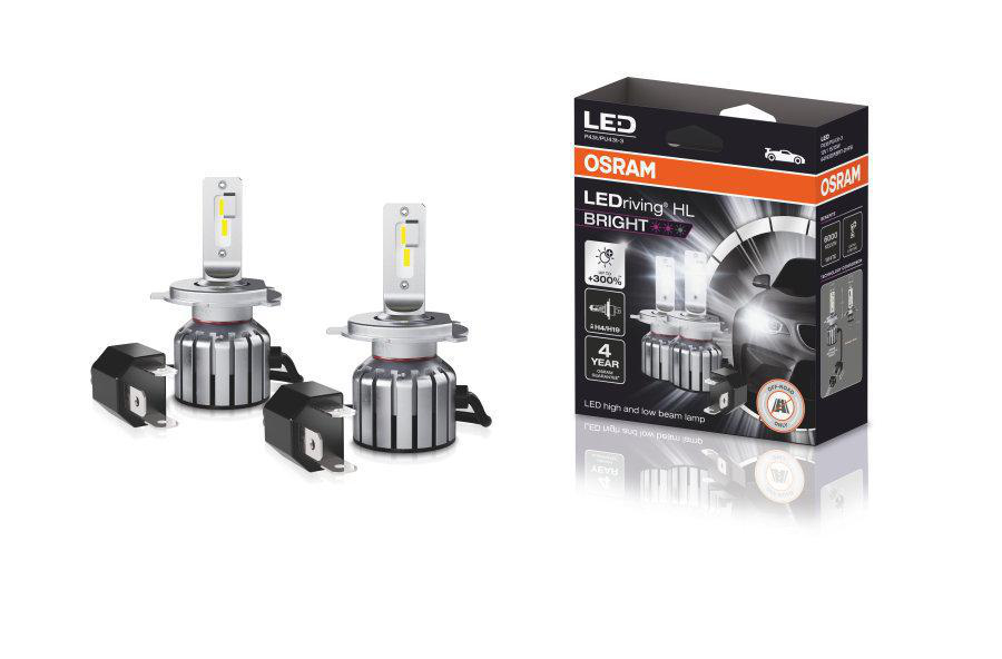 Lampa,LEDriving H4/H19 HL BRIGHT LED , 2-pack Osram