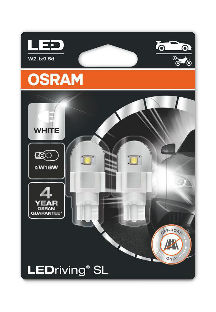 Alternativ bild 0 för Osram LEDriving SL - W16W Bilglödlampor