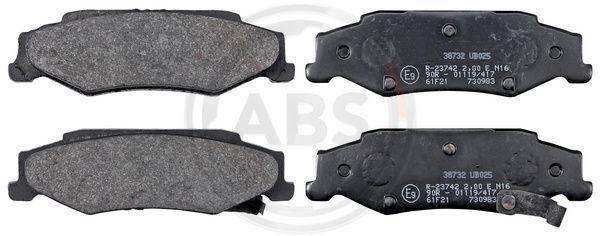 Alternativ bild 0 för Bromsbelägg A.B.S.